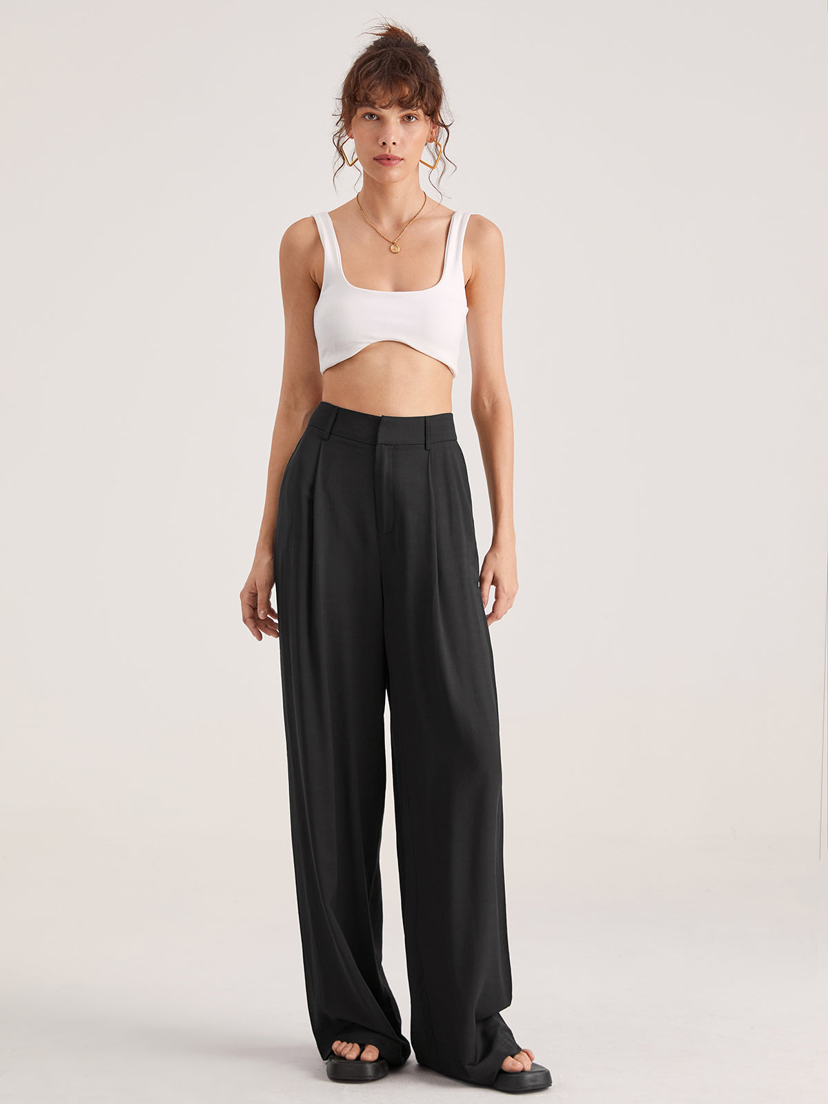 Pantalón holgado de vestir - Natalia Ruiz