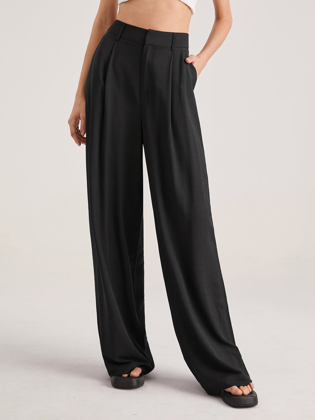 Pantalón holgado de vestir - Natalia Ruiz
