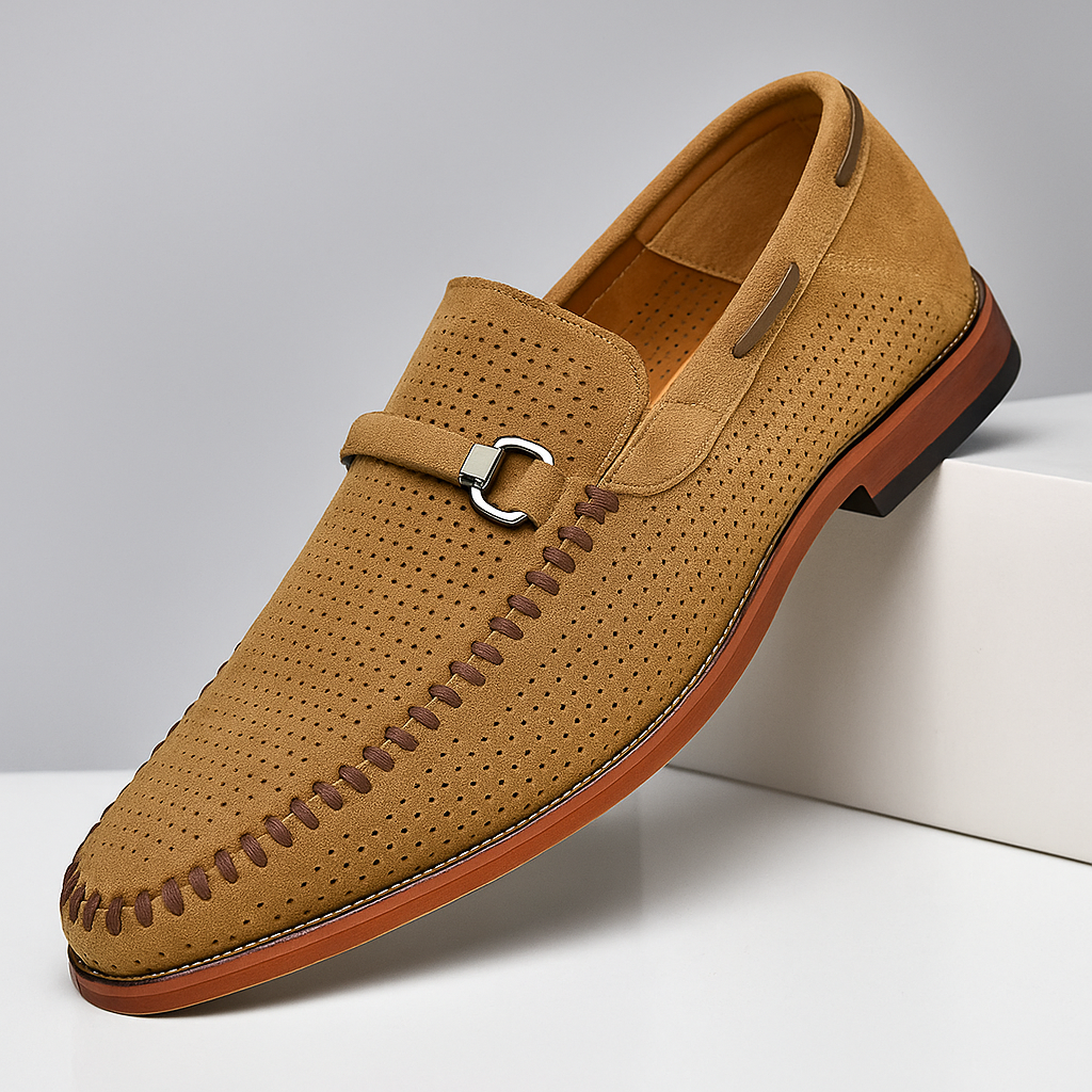 Mocasines de ante