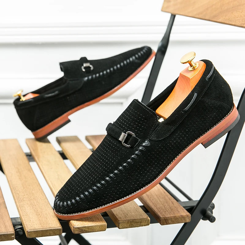 Mocasines de ante