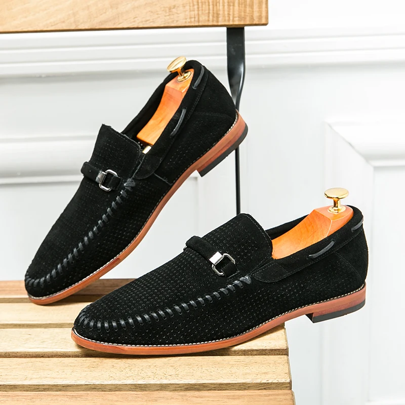 Mocasines de ante