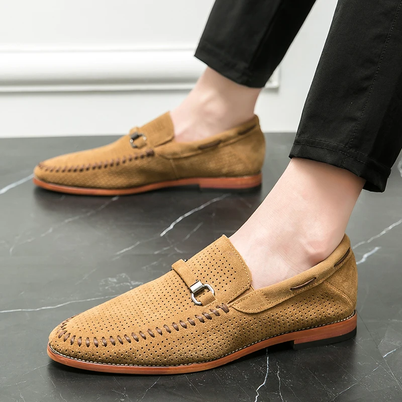 Mocasines de ante