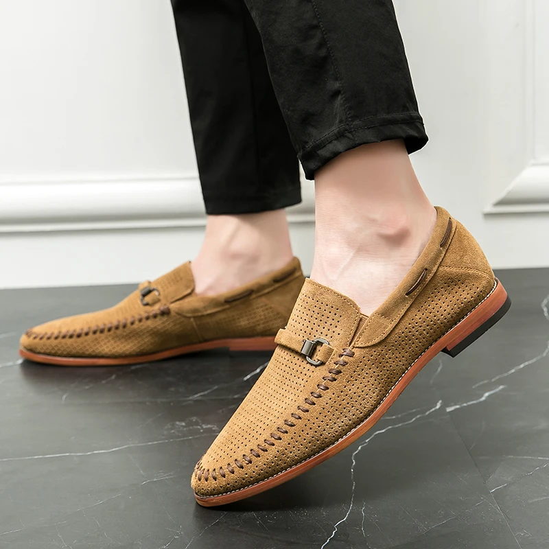 Mocasines de ante
