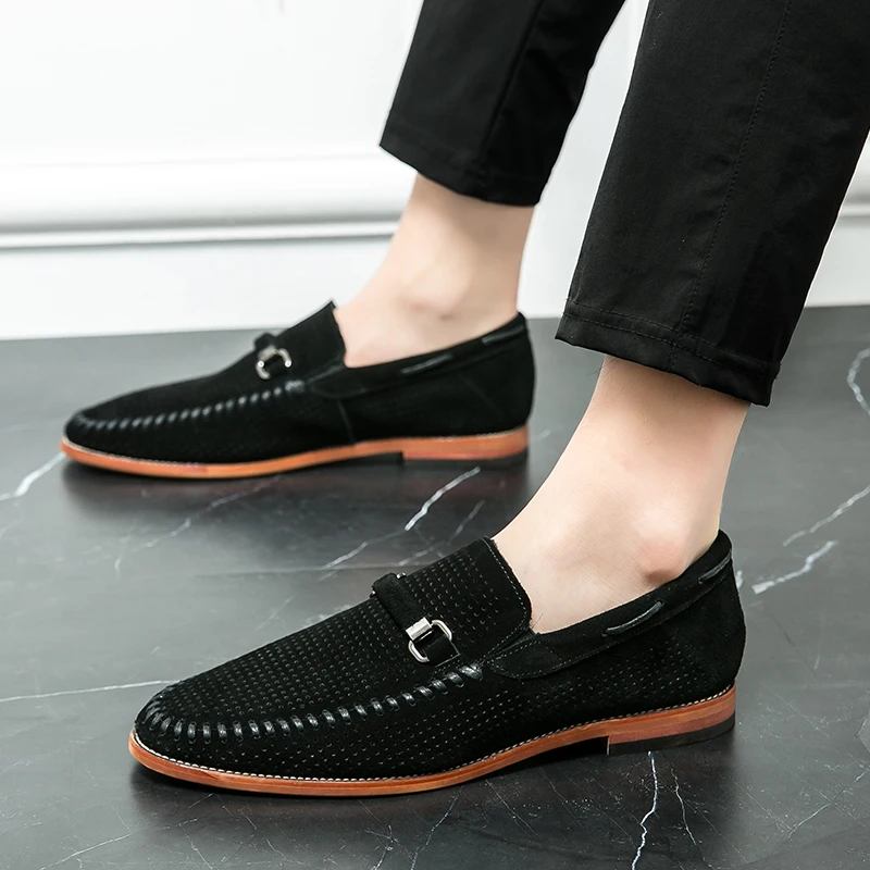 Mocasines de ante