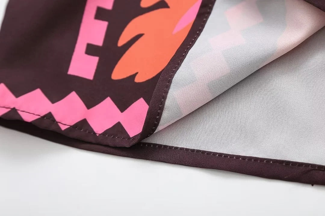 Katia | Conjunto estampado Top y Falda - Natalia Ruiz
