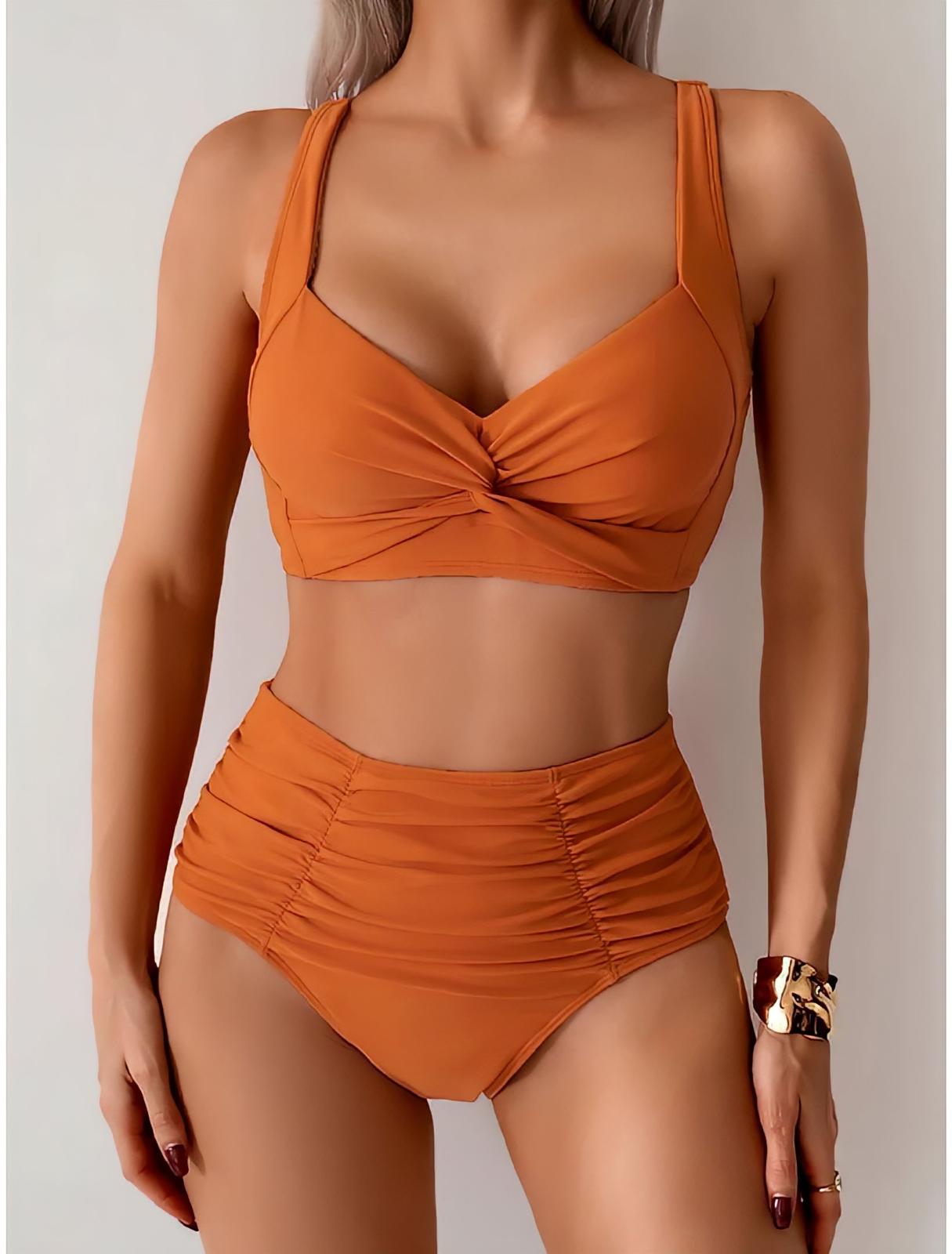 Nicole - Bikini con tejido fruncido
