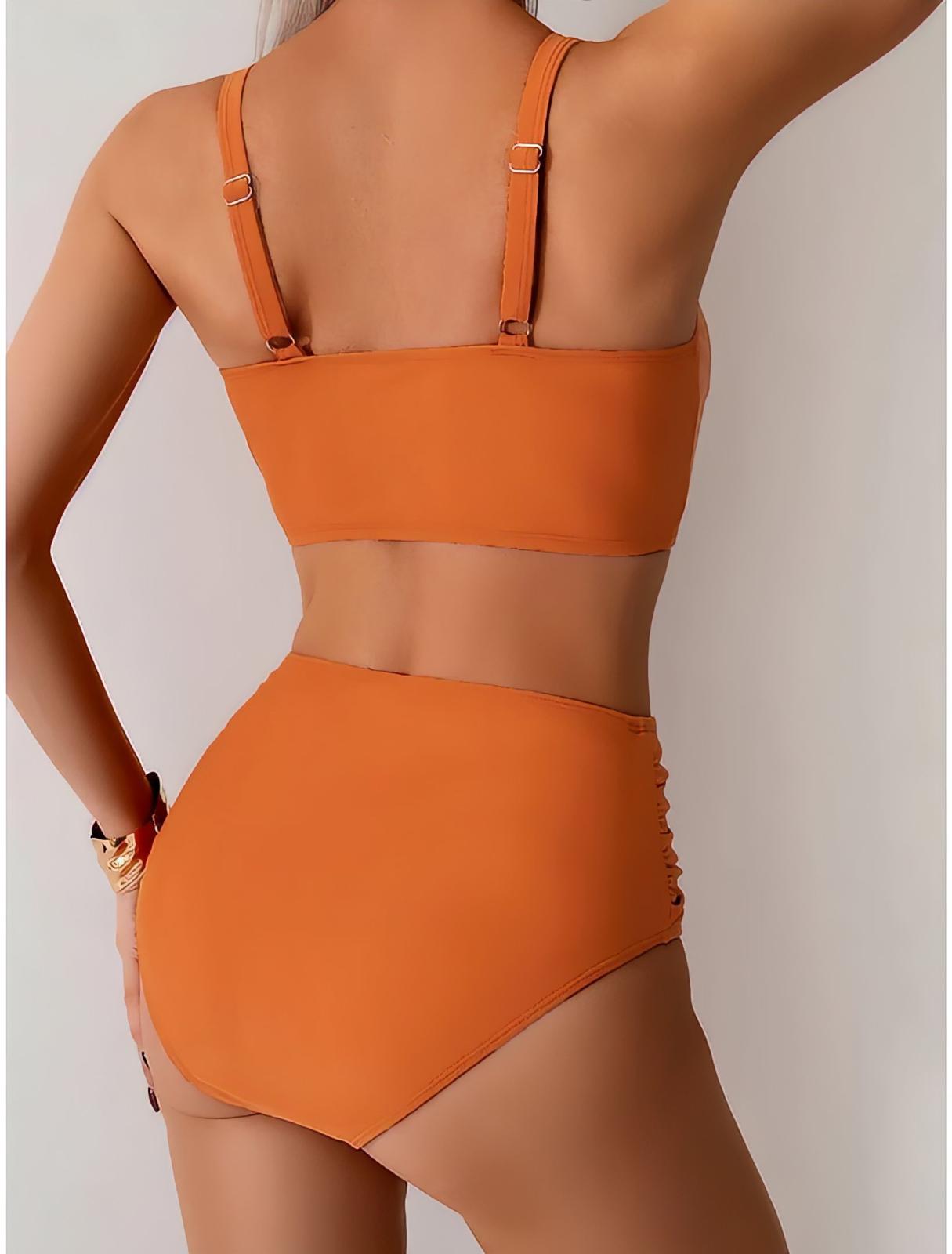Nicole - Bikini con tejido fruncido