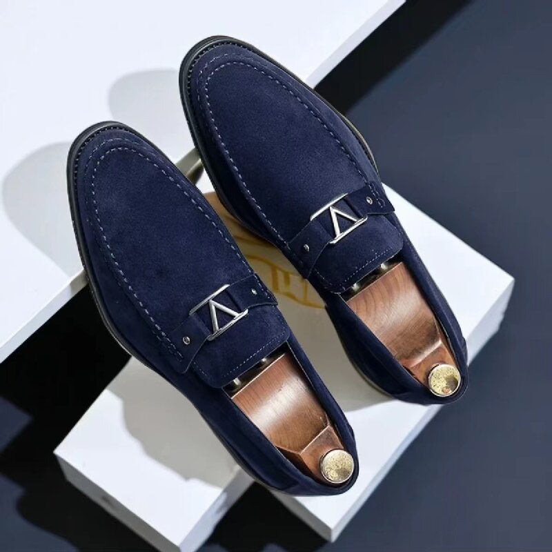 Mocasines de ante moderno
