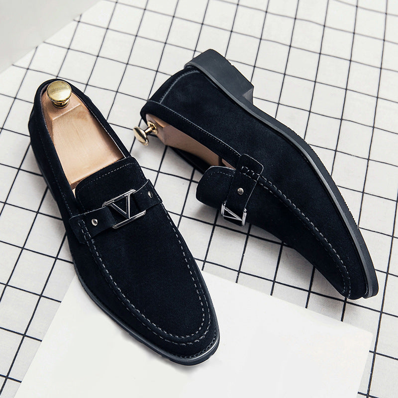 Mocasines de ante moderno