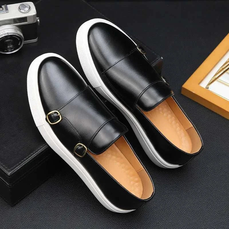 MOCASINES CON DOBLE HEBILLA
