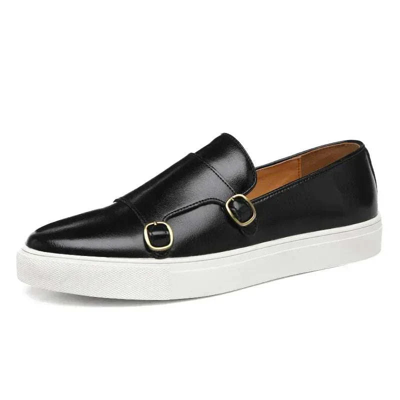 MOCASINES CON DOBLE HEBILLA