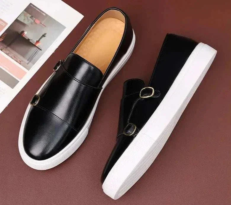 MOCASINES CON DOBLE HEBILLA