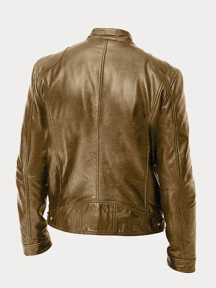 SCOTT - Chaqueta de cuero de temporada