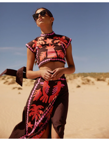 Katia | Conjunto estampado Top y Falda - Natalia Ruiz