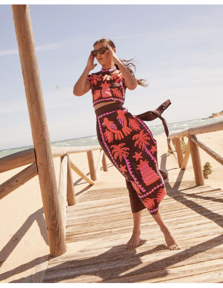Katia | Conjunto estampado Top y Falda - Natalia Ruiz