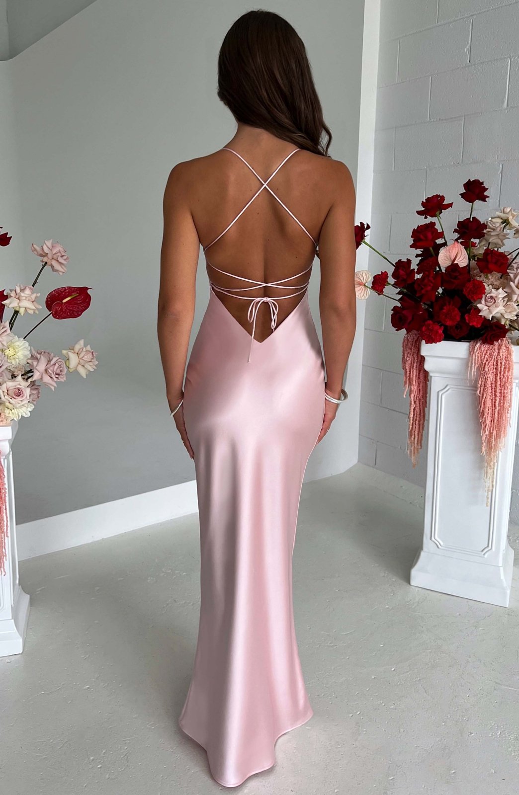 Isabel - Vestido Maxi de Satén de Lujo - Natalia Ruiz