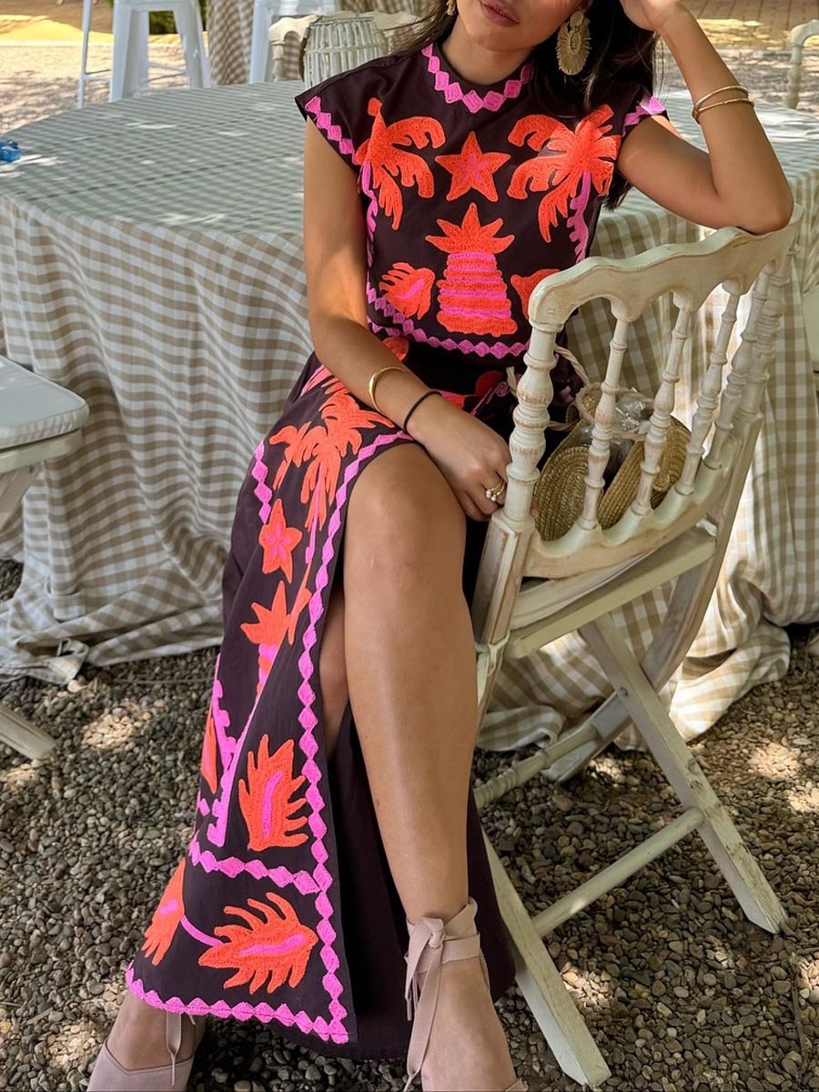 Katia | Conjunto estampado Top y Falda - Natalia Ruiz