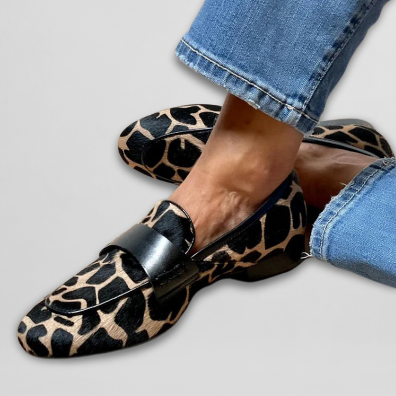 Noemi - Mocasines con estampado animal