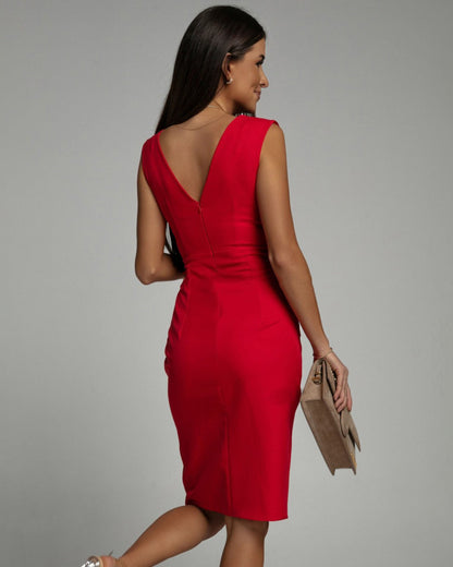 Noemí - Vestido con escote en V - Natalia Ruiz