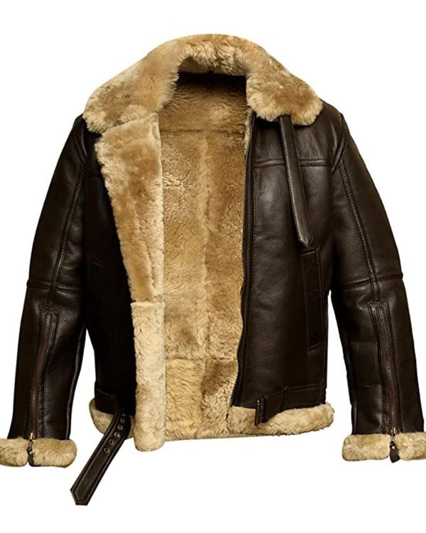 MAVERICK - Chaqueta de cuero acolchada