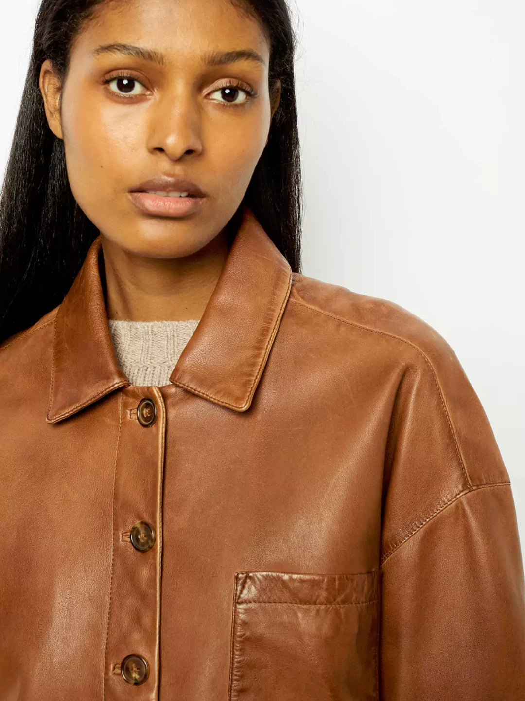 Sara - Chaqueta de cuero - Natalia Ruiz