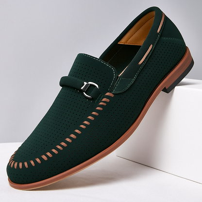 Mocasines de ante