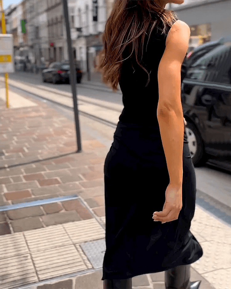 Aitana - Vestido largo sin mangas - Natalia Ruiz