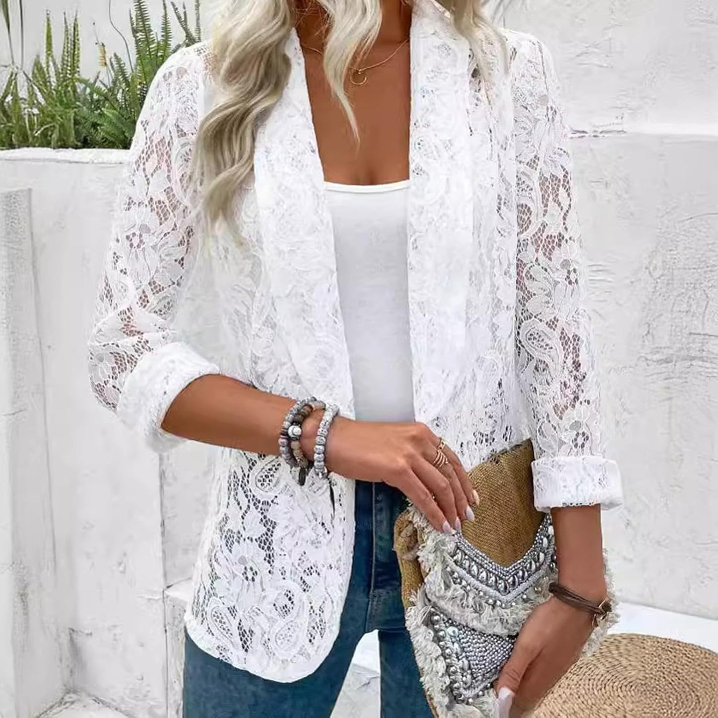 Blazer de encaje - Natalia Ruiz