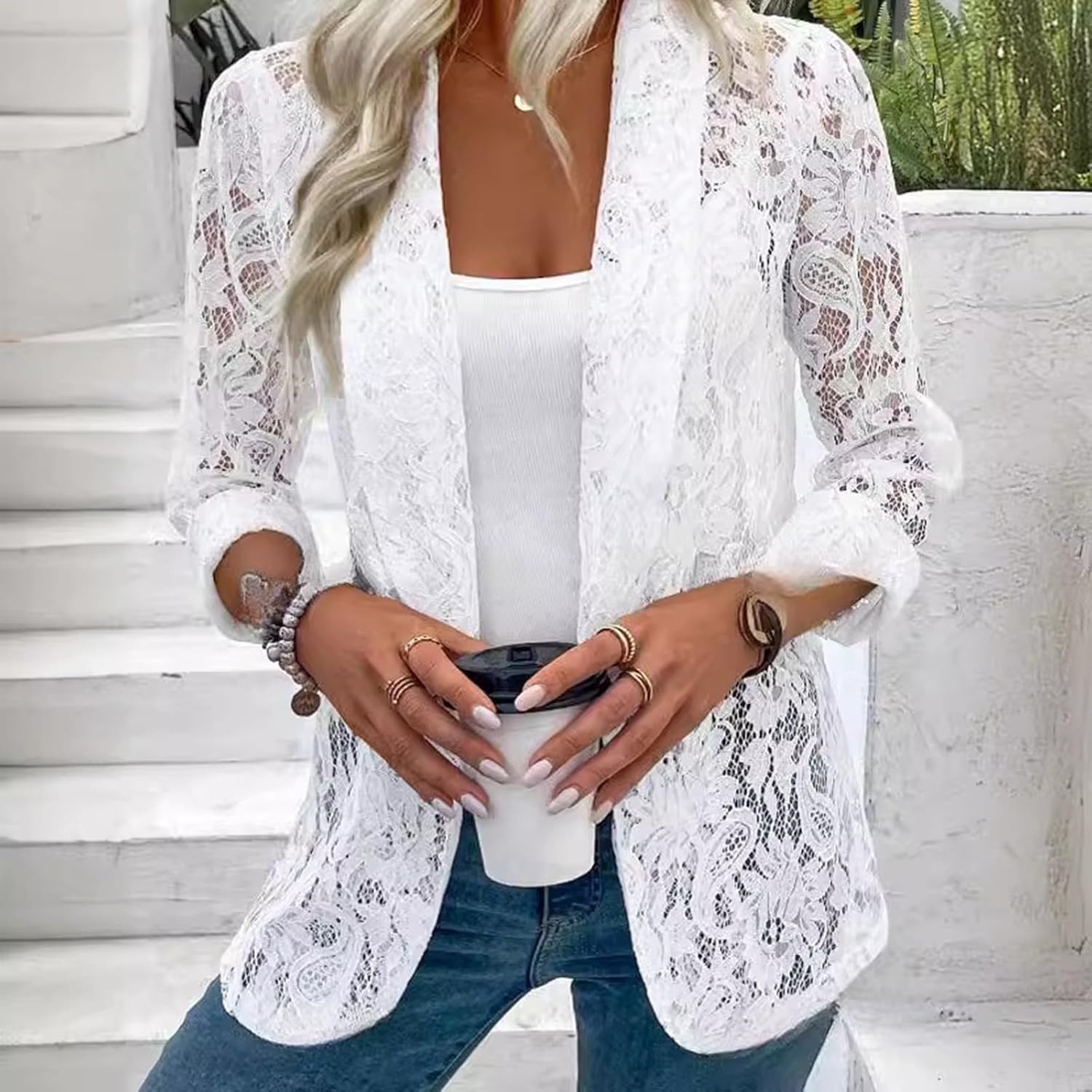 Blazer de encaje - Natalia Ruiz