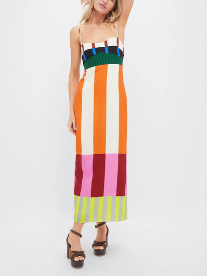 Elsa | Vestido largo multicolor - Natalia Ruiz