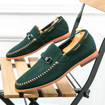 Mocasines de ante