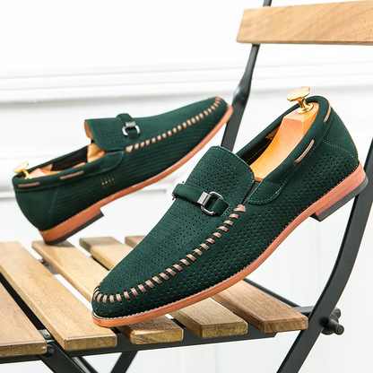Mocasines de ante