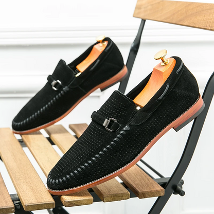 Mocasines de ante