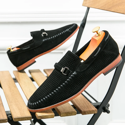 Mocasines de ante