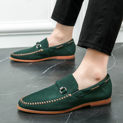 Mocasines de ante