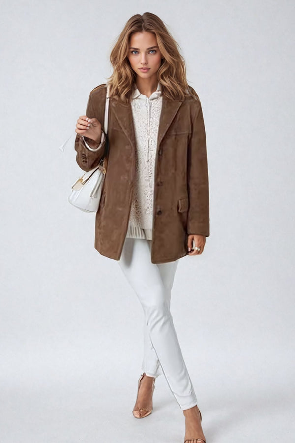 Helena - Chaqueta Aterciopelada Elegante