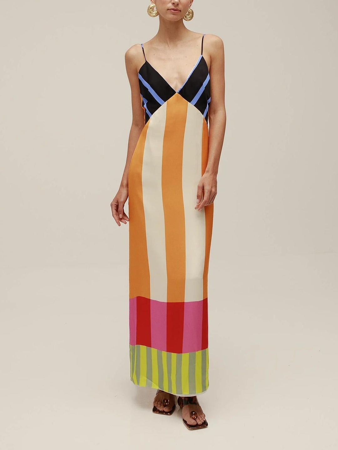 Elsa | Vestido largo multicolor - Natalia Ruiz