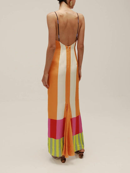 Elsa | Vestido largo multicolor - Natalia Ruiz