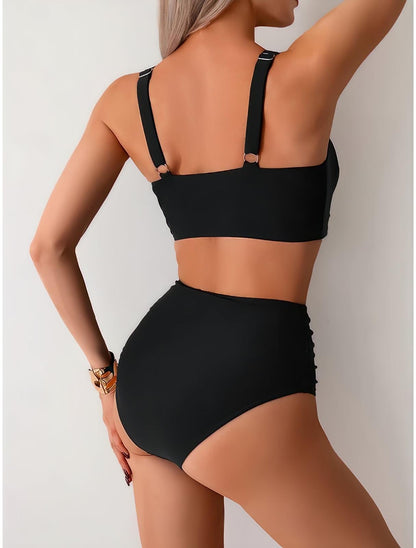 Nicole - Bikini con tejido fruncido