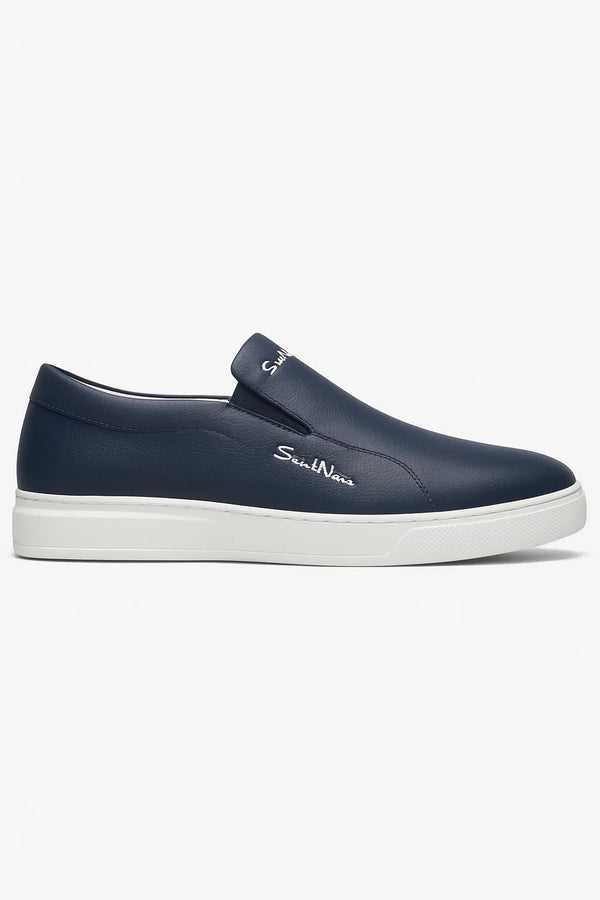 Zapatillas de piel
