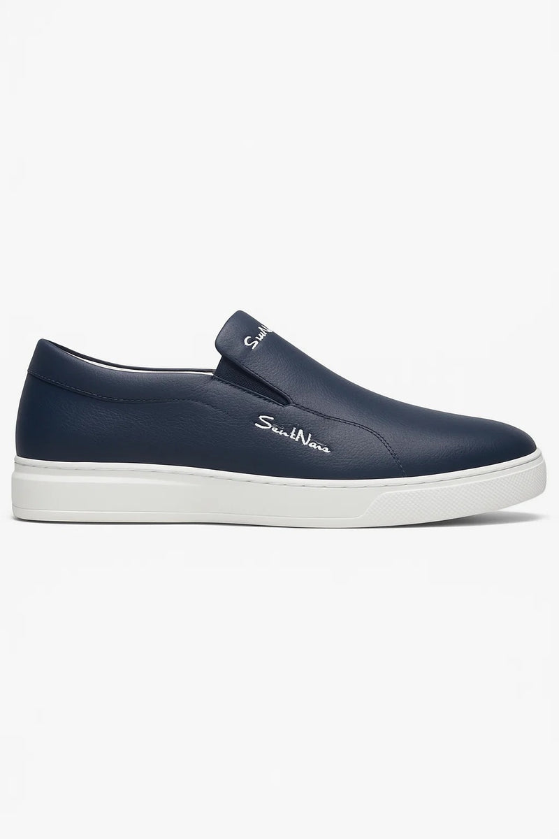 Zapatillas de piel