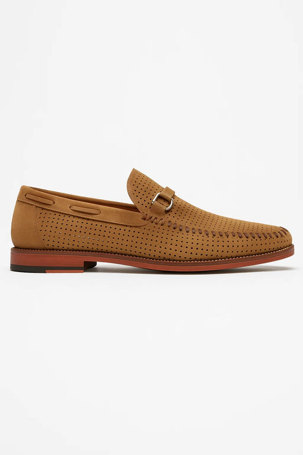 Mocasines de ante
