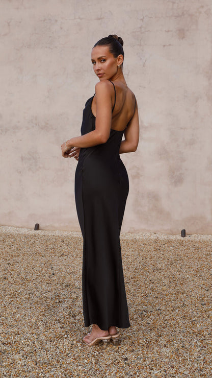 Milán - Vestido largo de tirantes - Natalia Ruiz