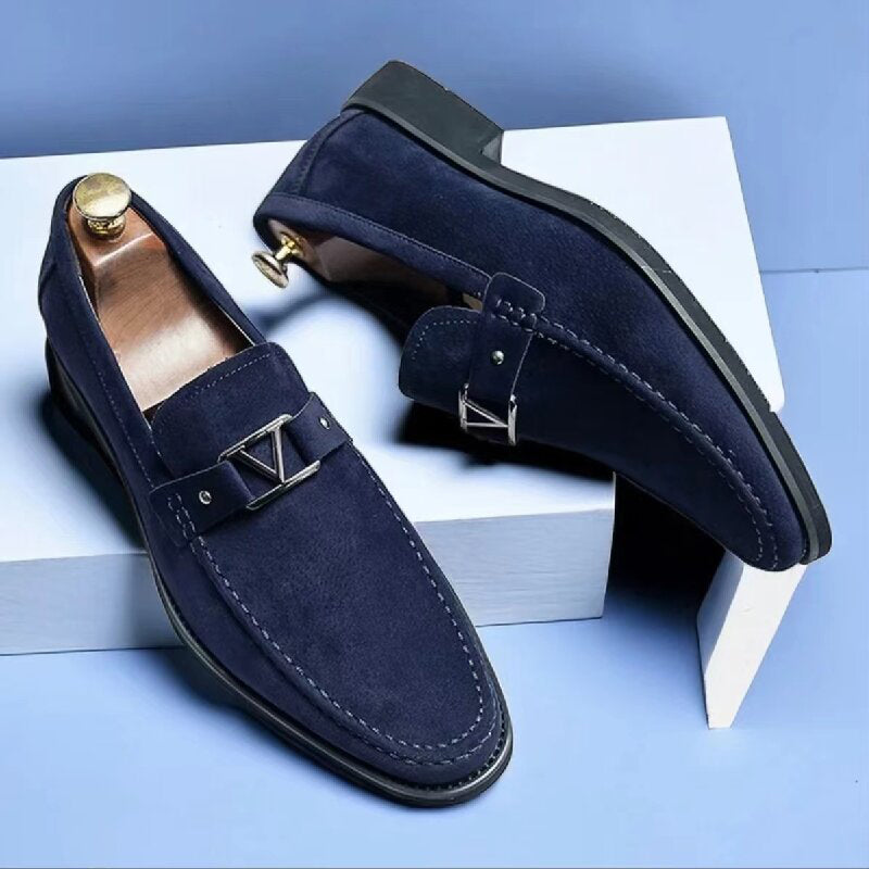 Mocasines de ante moderno
