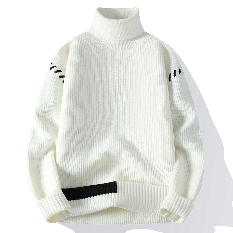 Chaleco patchwork de cuello alto - Natalia Ruiz