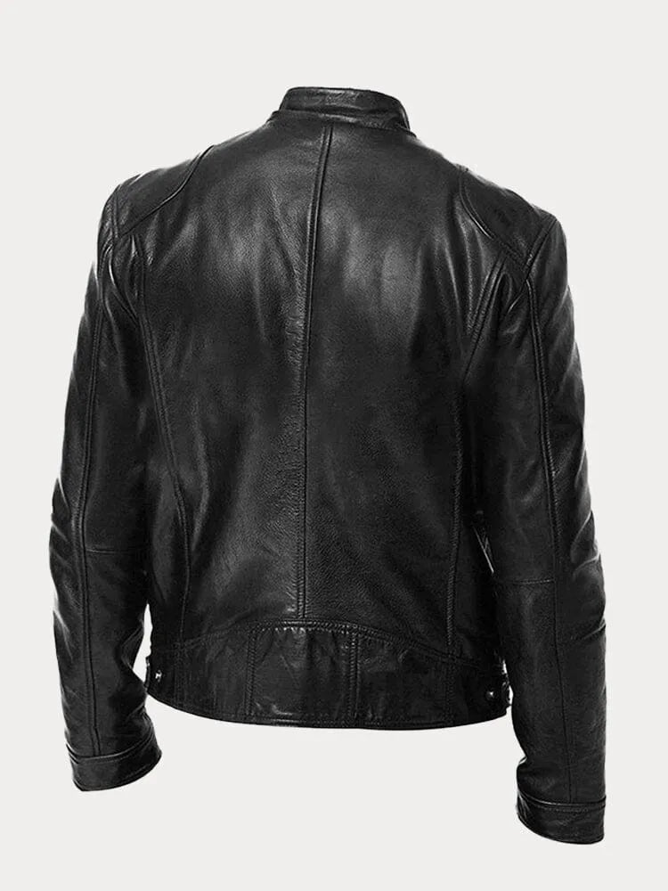 SCOTT - Chaqueta de cuero de temporada