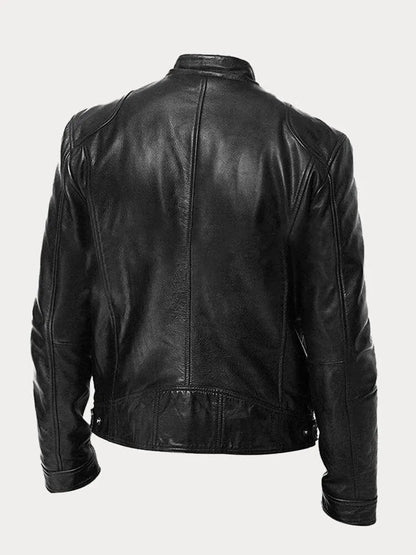 SCOTT - Chaqueta de cuero de temporada
