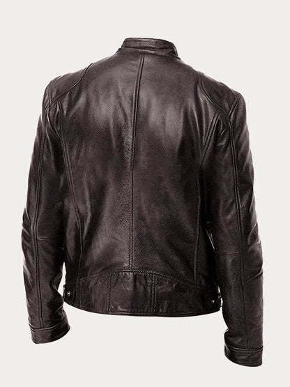 SCOTT - Chaqueta de cuero de temporada