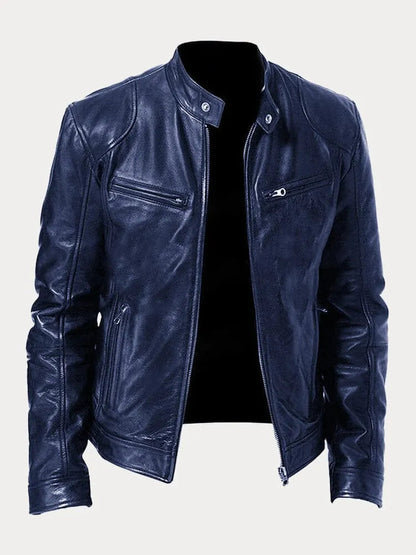 SCOTT - Chaqueta de cuero de temporada