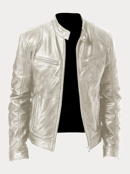 SCOTT - Chaqueta de cuero de temporada